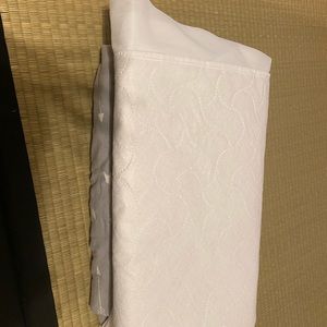 Crib waterproof fitted pad + fitted sheet